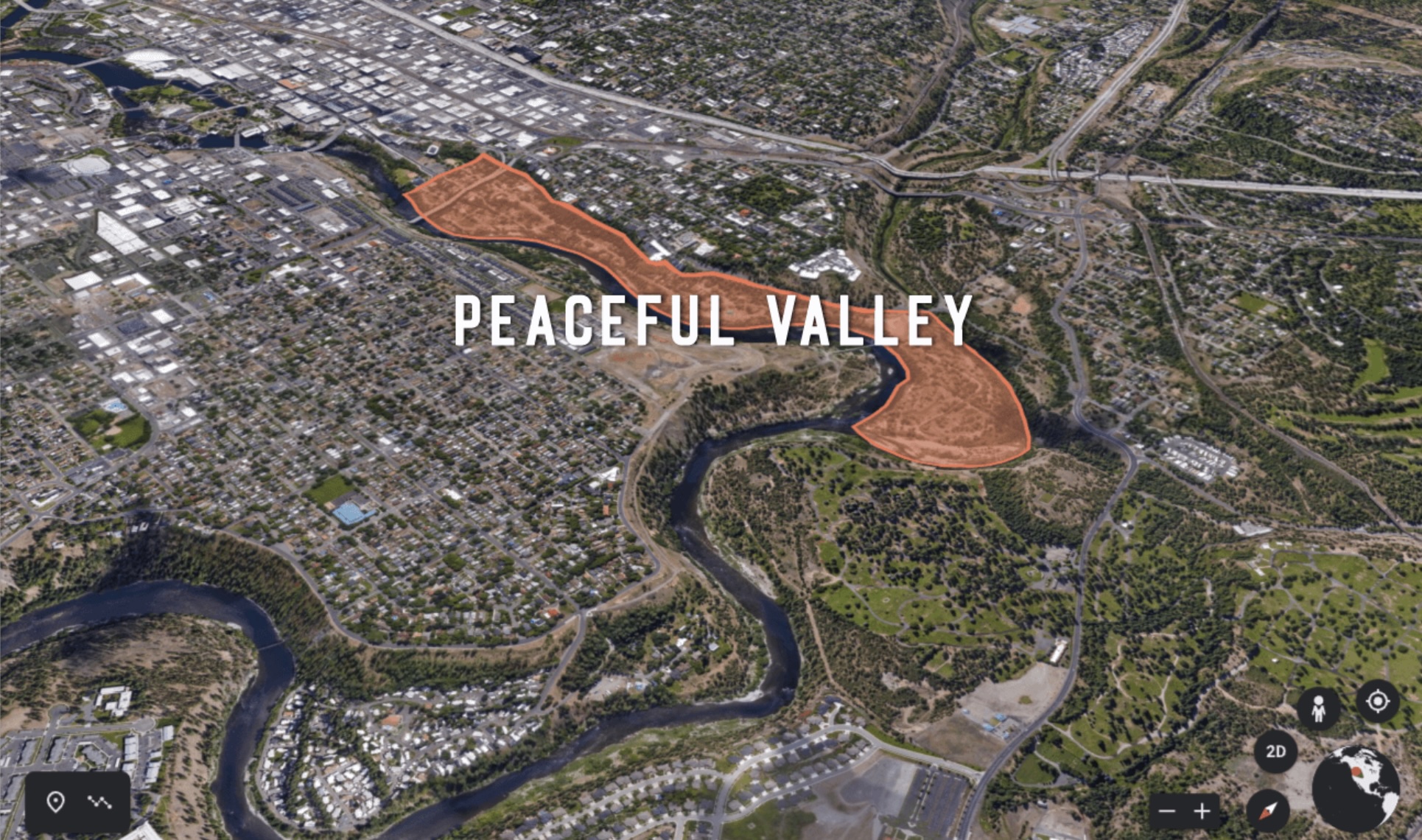 Peaceful Valley Map
