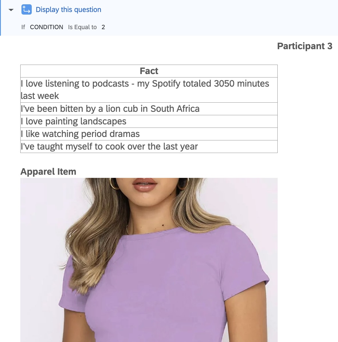 Qualtrics Shrouding Screenshot 1